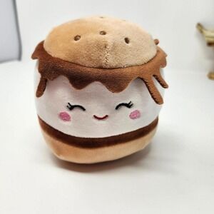 Squishmallows Original 5" Carmelita the S'More‎ Kellytoy- The Snuggle Is Real